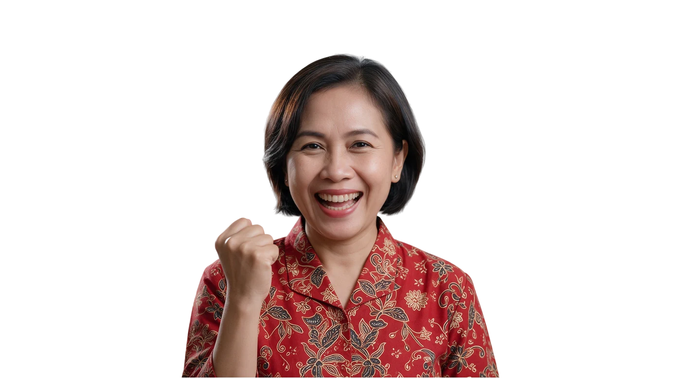 Kepala SD Mustikane memberi semangat