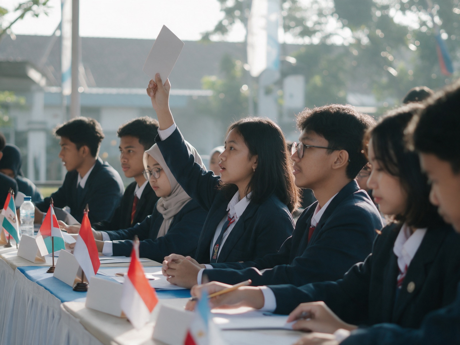 Murid SMA Mustikane menjadi delegasi Model United Nations